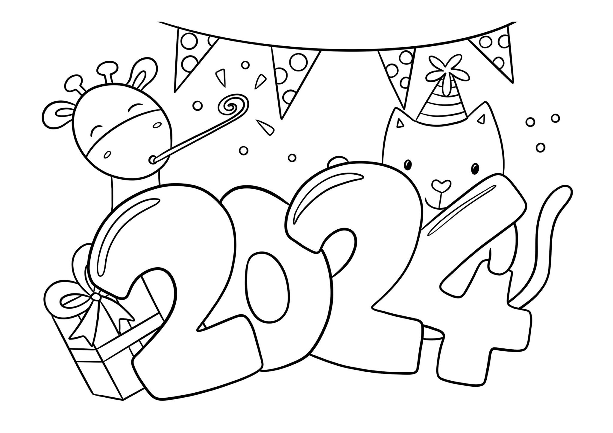 mapiwee-by-maped-coloriage-nouvelle-année-2024-à-imprimer